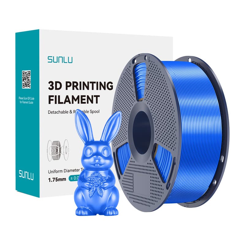 Sunlu PLA+ Silk Filament (modra)