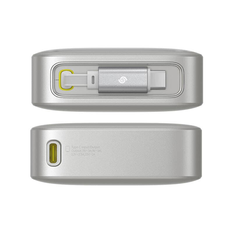 Baseus OS Free2Pull Powerbank 10000mAh 30W + kabel (siva) 5