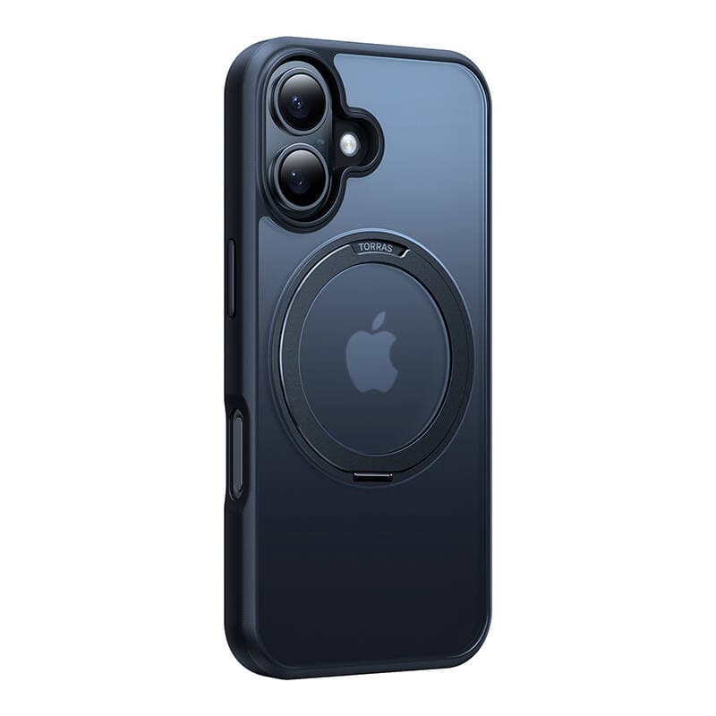 Torras Ostand Pro etui za iPhone 16 (črn) 2