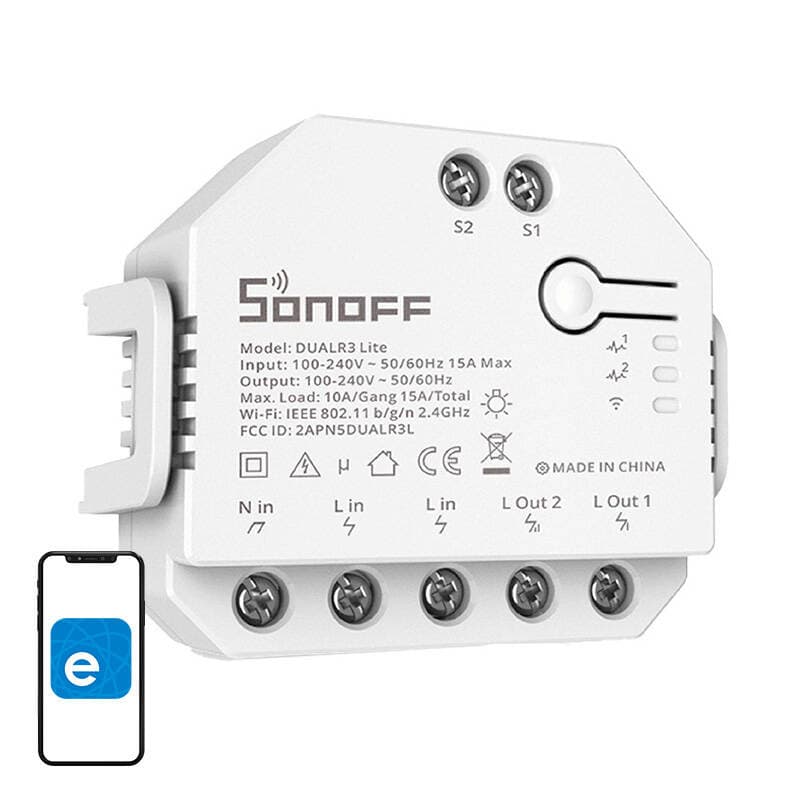 Pametno stikalo Sonoff Dual R3 Lite WiFi