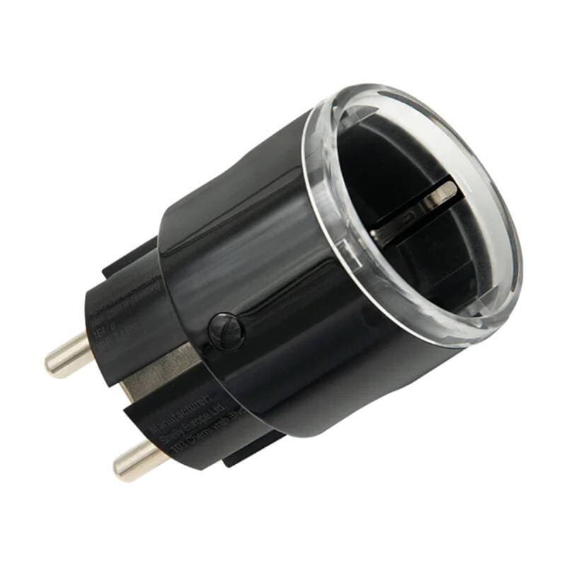 Shelly Plug S MTR Gen3 pametna vtičnica (črna)