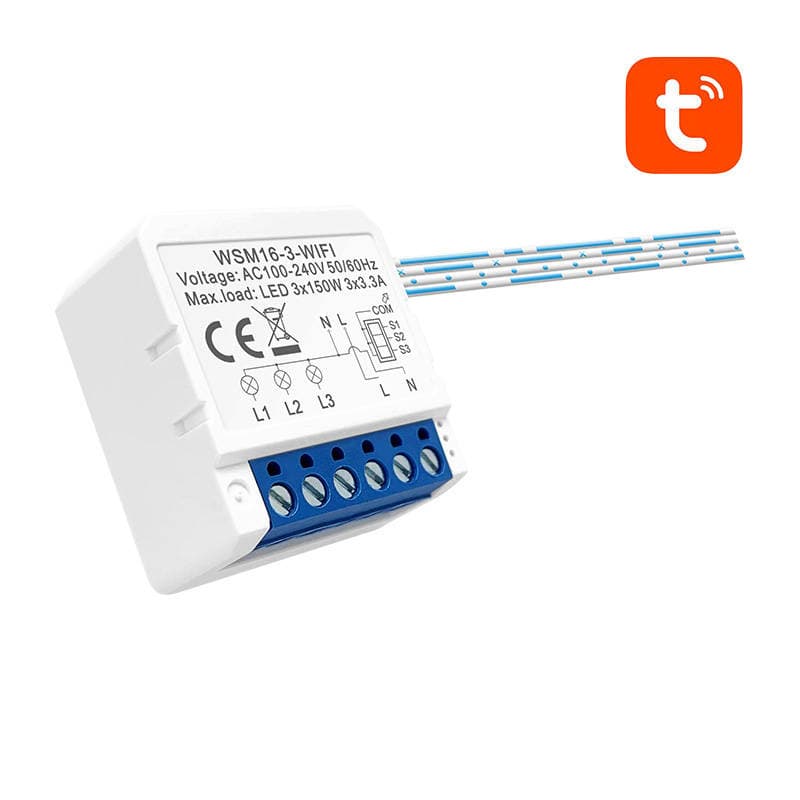 Pametni modul WiFi Avatto WSM16-W3 TUYA (3-kanalni) 3