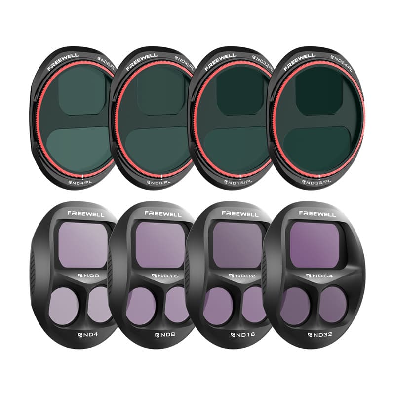 FREEWELL komplet filtrov za DJI Mavic 4 Pro All Day (8 kosov)