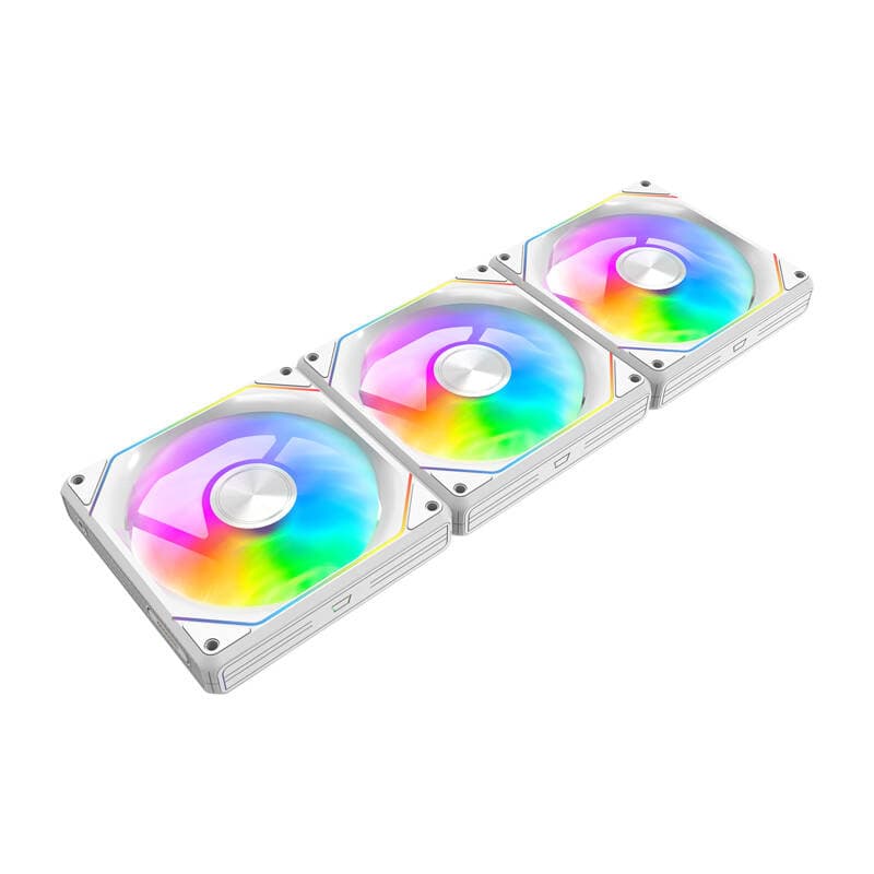 Računalniški ventilatorji Darkflash Gauss G24 3-v-1 (bel) 3