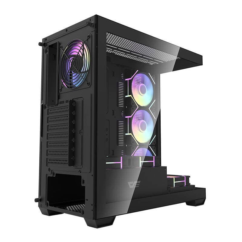 Računalniška ohišje Darkflash DS900 (črno) + 7 ARGB ventilatorjev 6
