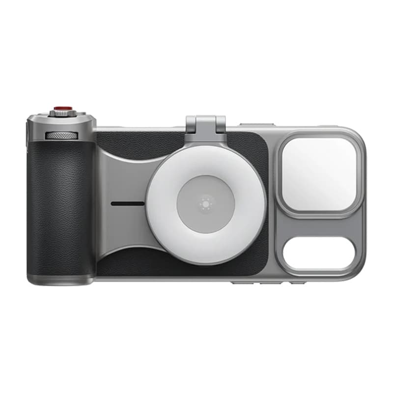 Telesin Master Grip nosilec za iPhone 17 Pro z lučjo in filtrom 2