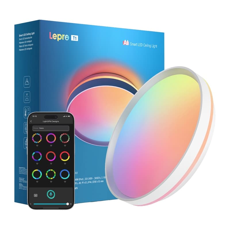 LEPRO T1 pametna stropna svetilka, 1800 lm 2