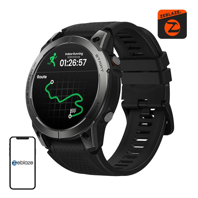 Pametna ura Zeblaze Stratos 3 Pro (Črna)