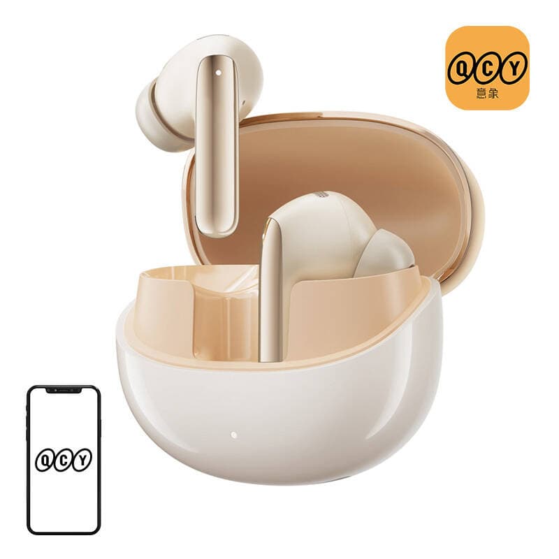 Brezžične slušalke QCY MeloBuds Pro HT08, ANC (zlata)