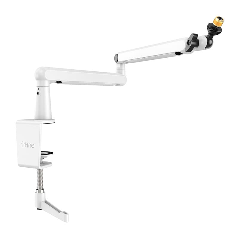 Fifine BM88W namizno stojalo za mikrofon (bel)