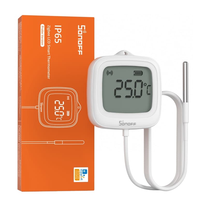 ZigBee LCD termometer Sonoff SNZB-02LD (z sondo)