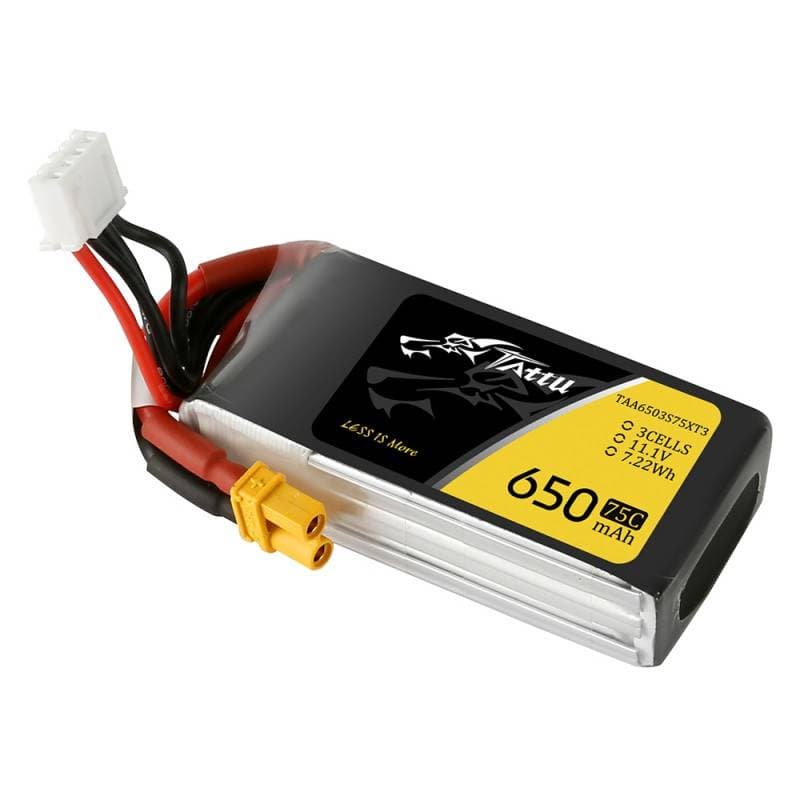 Tattu baterija 650mAh 11.1V 75C 3S1P XT30 3