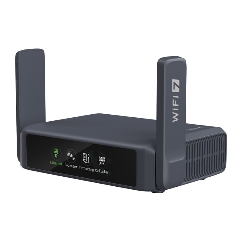 GL.iNet Slate 7 GL-BE3600 Wi-Fi 7 (3570 Mb/s) usmerjevalnik s Touchscreenom
