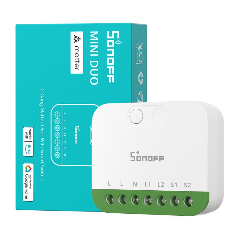 Sonoff MINI-2GS WiFi pametni preklopnik (Matter) 5