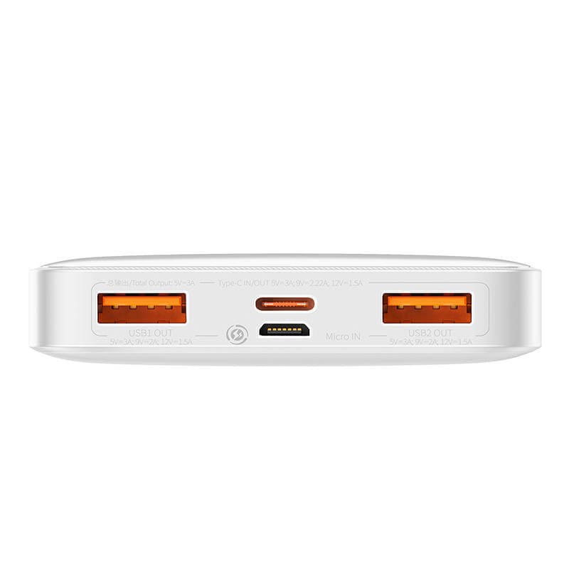 Baseus Bipow 10000mAh, 20W (bela) - Prenosni polnilnik 3