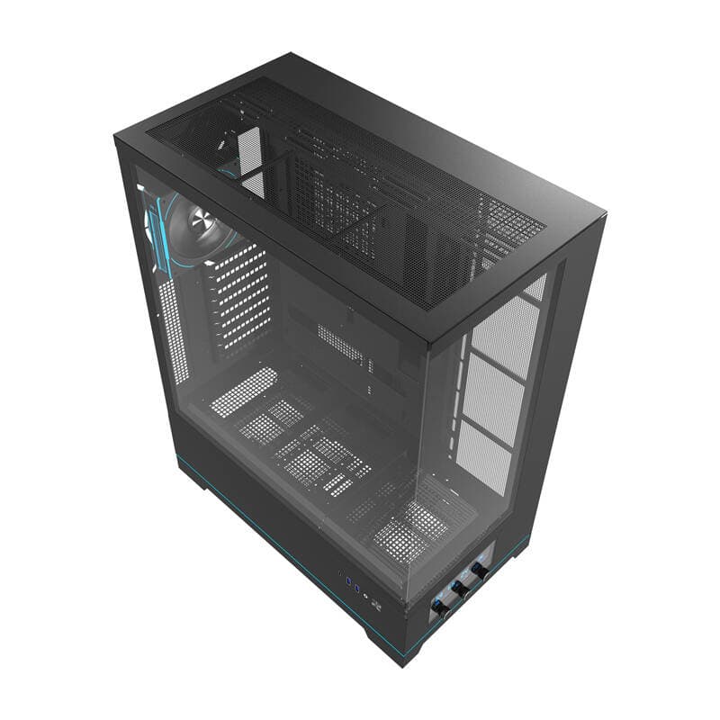 Računalniško ohišje Darkflash DY451L PRO (črno) + 1 ventilator 3