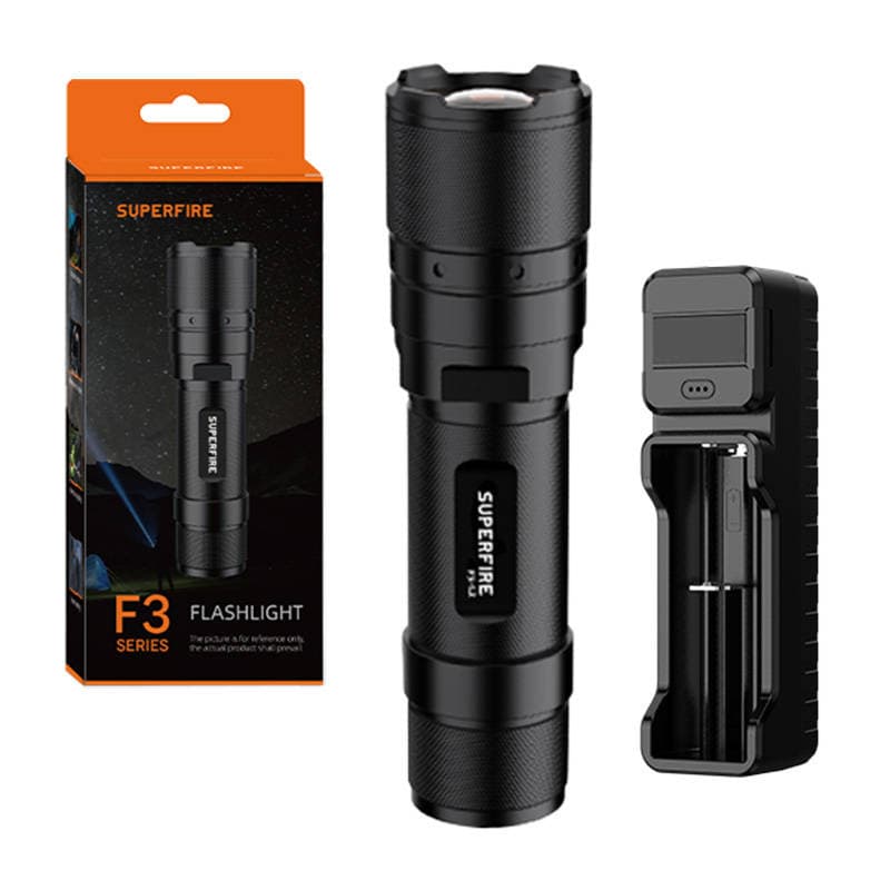 Svetilka Superfire F3-L2, 570 lm, zoom, 260 m