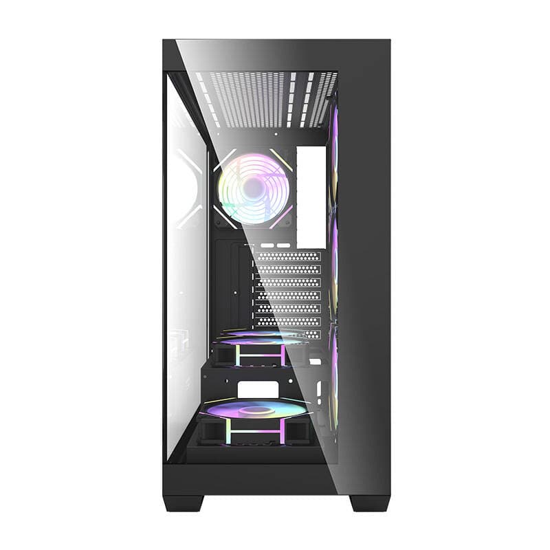 Računalniška ohišje Darkflash DS900 (črno) + 7 ARGB ventilatorjev 4