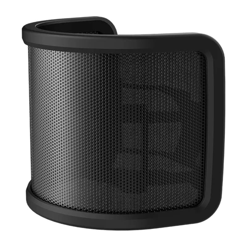 Fifine U1 pop filter za mikrofon, črn