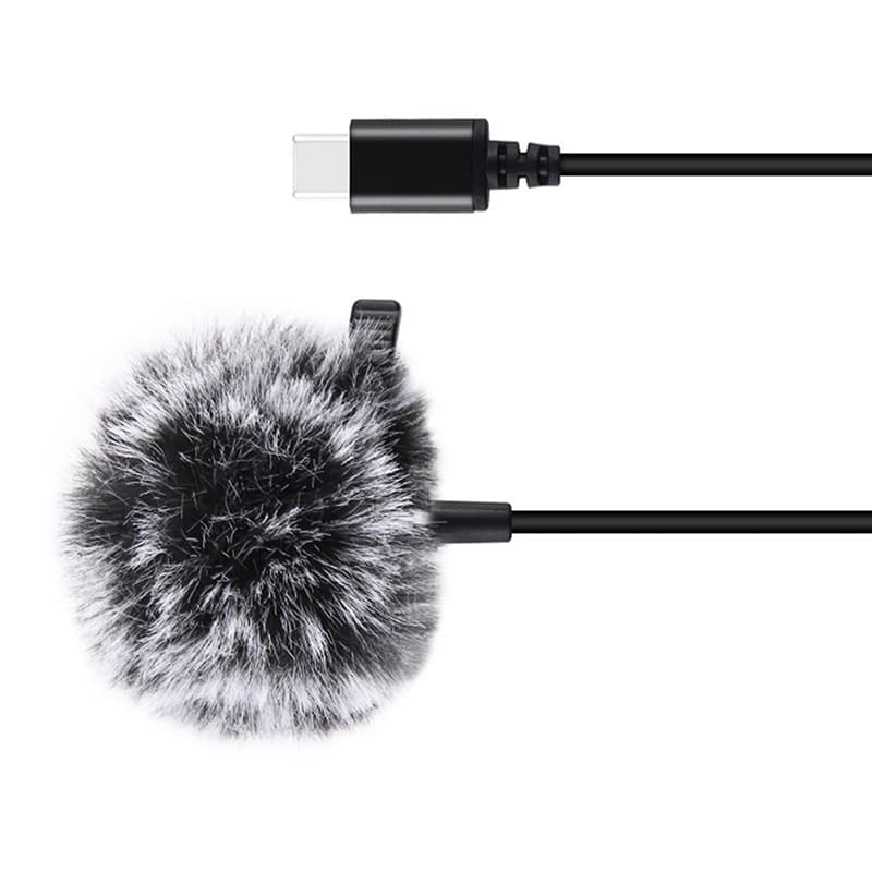 Puluz kravatni mikrofon s clipom, 1.5m, USB-C (PU425) 2
