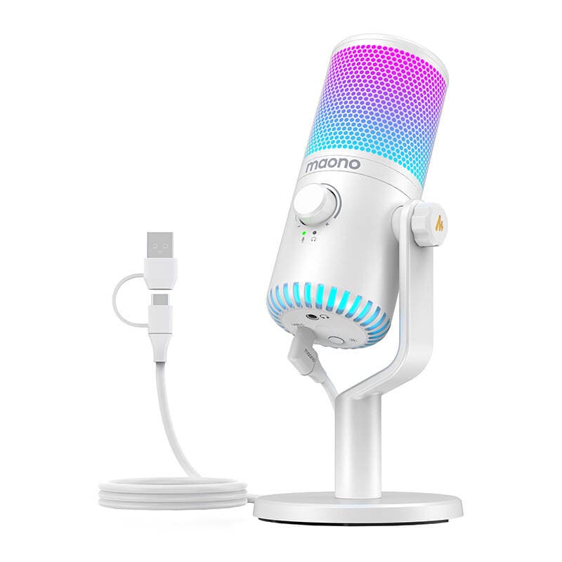 Maono DM30RGB gaming mikrofon (bel) 3