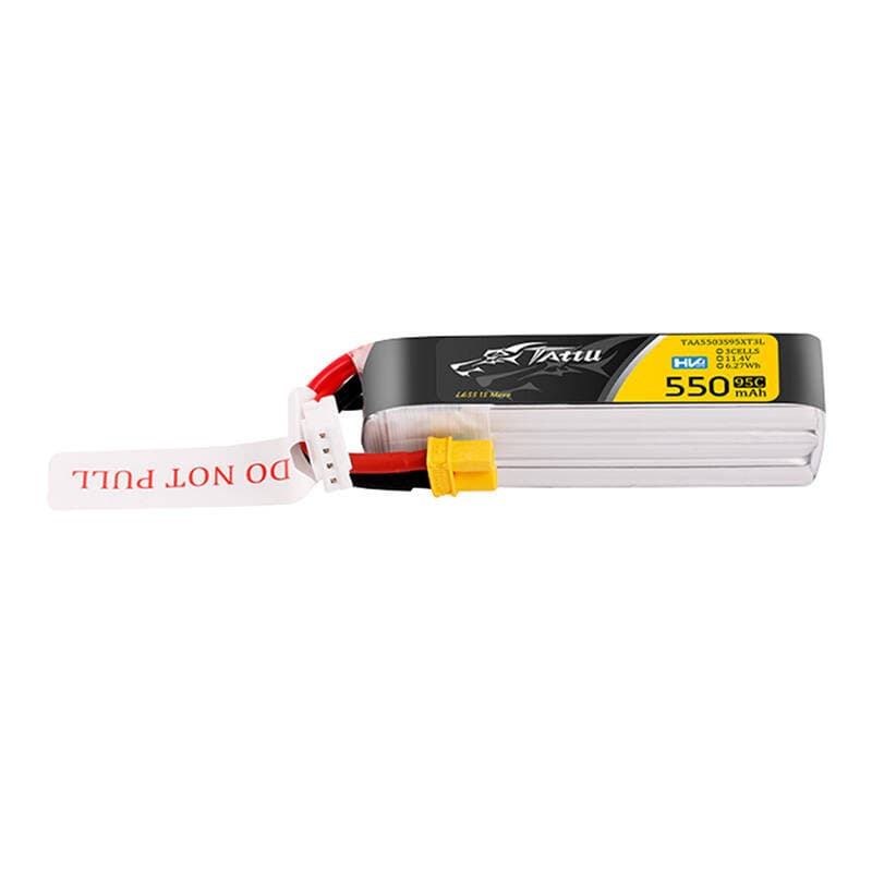 Tattu 3s 550mAh 95C 11.4V HV Lipo Baterija z XT30 vtičem