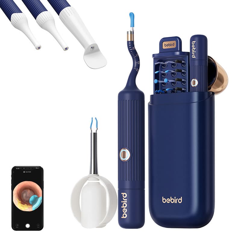 Bebird EarSight Plus otoskop s kamero za čiščenje ušes (modra)