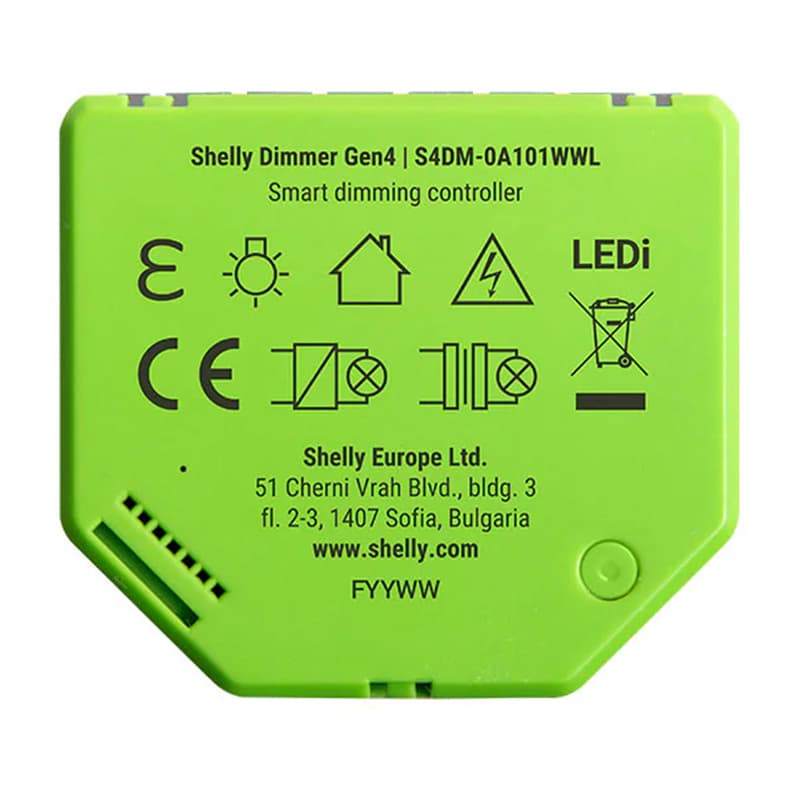 Shelly Dimmer Gen4 Zigbee/Matter pametni zatemnilnik 4