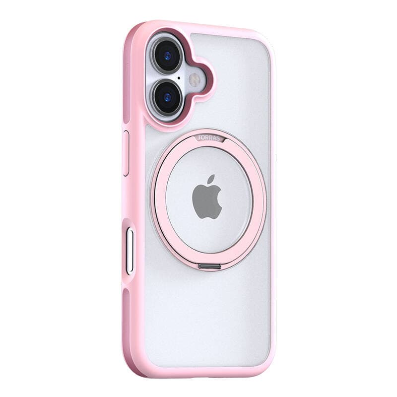 Torras Ostand R Fusion etui za iPhone 16 (roza)