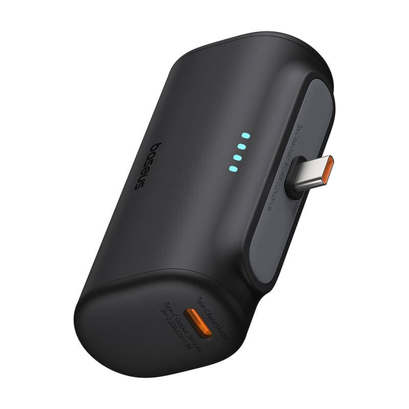 Baseus Compact Powerbank 5000mAh, 20W, USB-C (Črna) 3