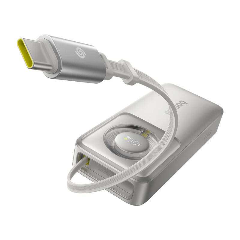 Baseus OS Free2Pull Powerbank 10000mAh 30W + kabel (siva)