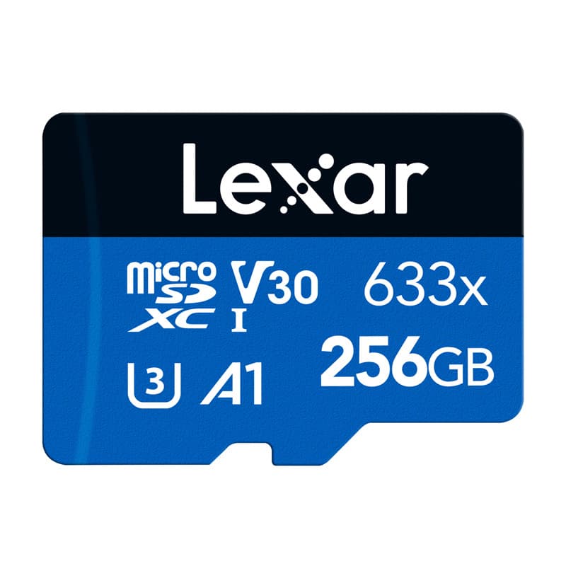 Lexar 633x microSDXC 256GB pomnilniška kartica + SD adapter 2