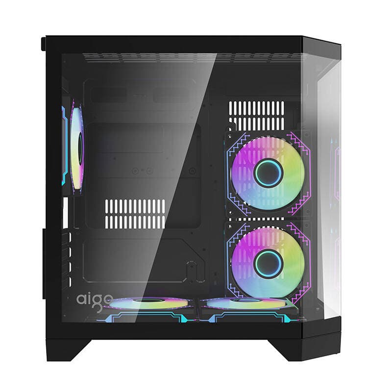 Računalniško ohišje darkFlash FT350 (črno) + 5 aRGB ventilatorjev 2
