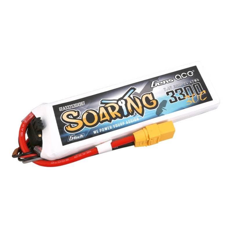 akumulator g-tech soaring 3300mah 7.4v 30c 2s1p xt90 2