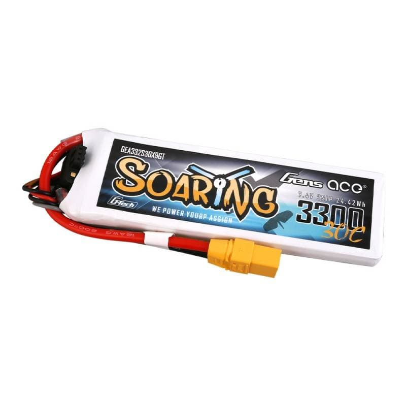 akumulator g-tech soaring 3300mah 7.4v 30c 2s1p xt90 3