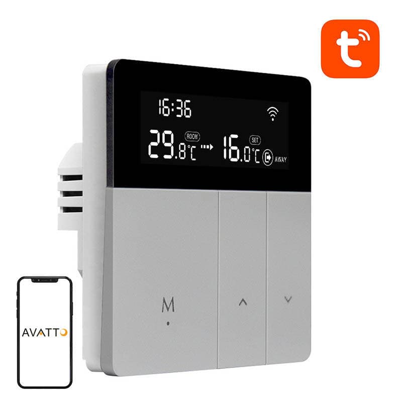 pametni termostat avatto wt50 grelnik vode 3a wifi tuya 2