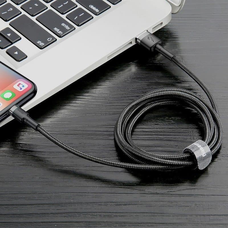 Kabel Lightning USB Cafule 2,4A 1m
