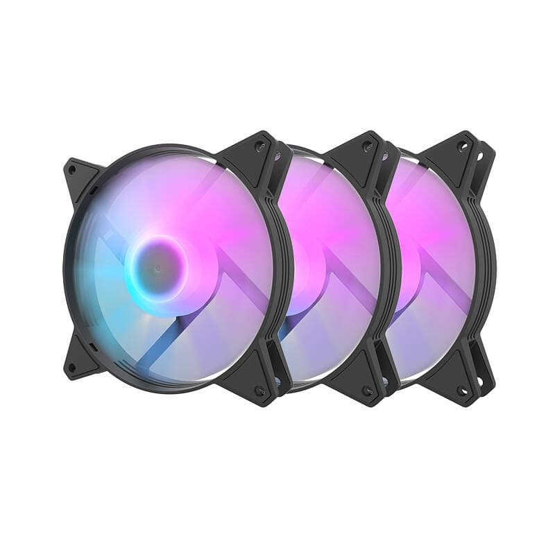 Darkflash c6 3v1 rgb računalniški ventilator 120x120 (črn) 3