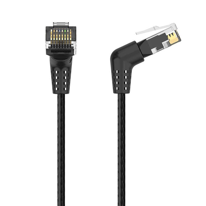 omrežni kabel, ethernet rj45, cat.6, utp, 2m (črn)
