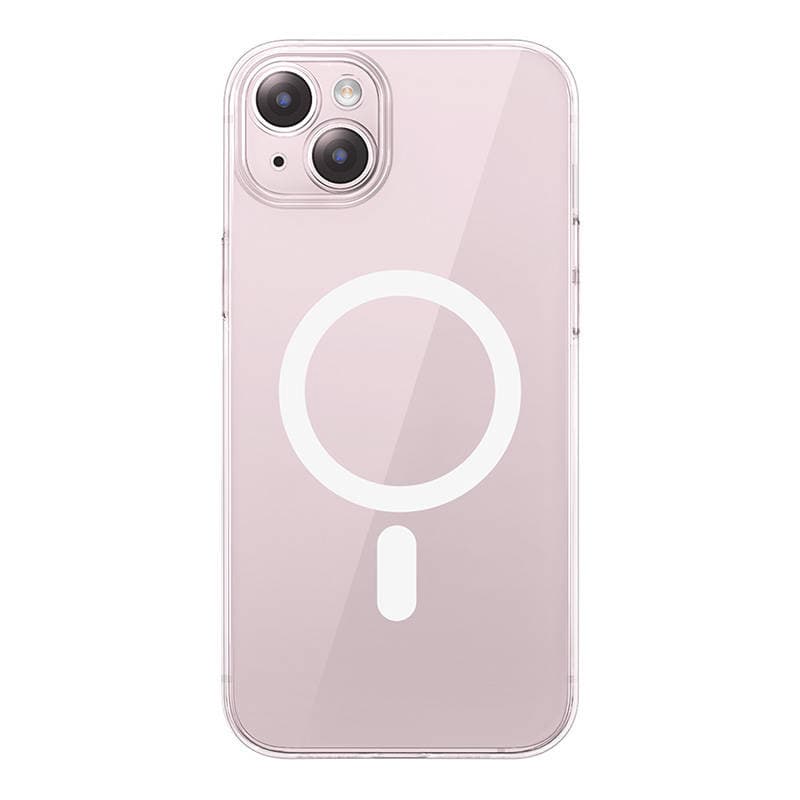 magnetni ovitek za iphone 15 plus baseus serije os-lucent (prozoren) 2