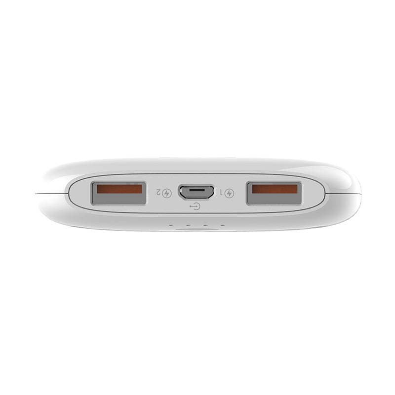powerbank pr1009 2usb (bela) + kabel microusb 20cm 3