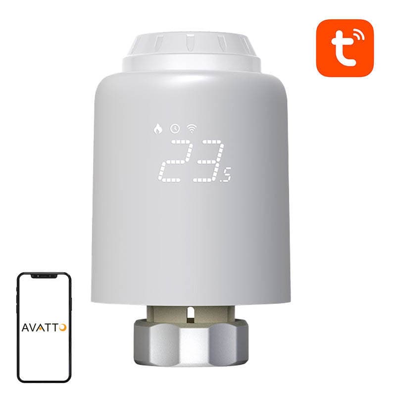 pametna termostatska glava avatto trv07 zigbee 3.0 tuya 2