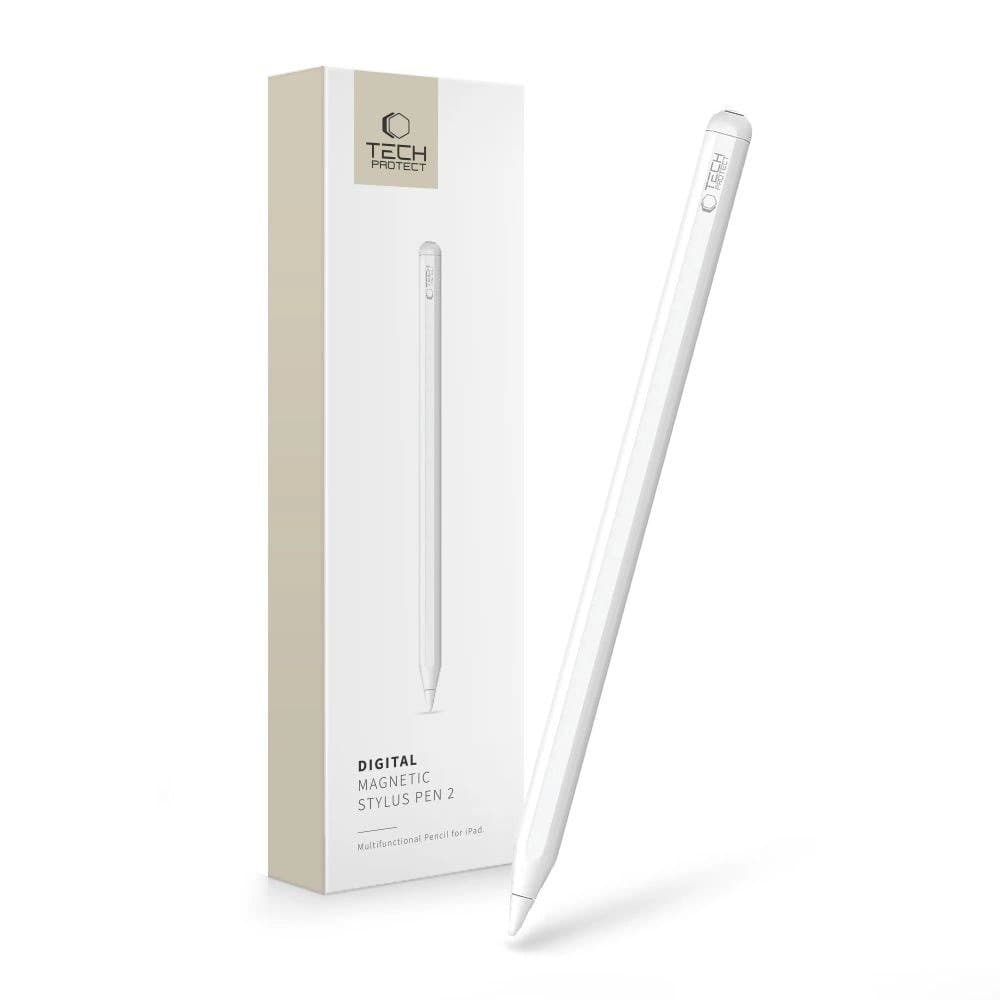 Rysik Tech-Protect Digital Magnetic Stylus Pen 2 magnetyczny do tabličnega računalnika iPad - bel