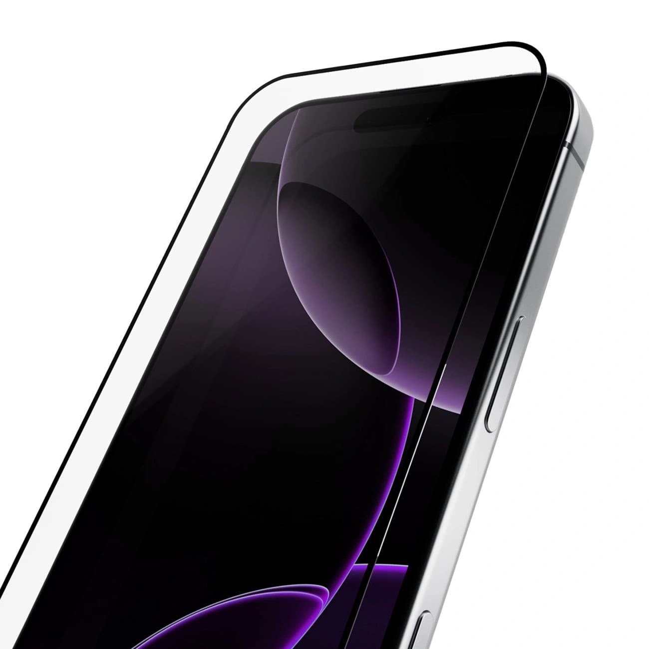 Kaljeno steklo Puro Frame Tempered Glass z okvirjem za iPhone 16 Pro 2