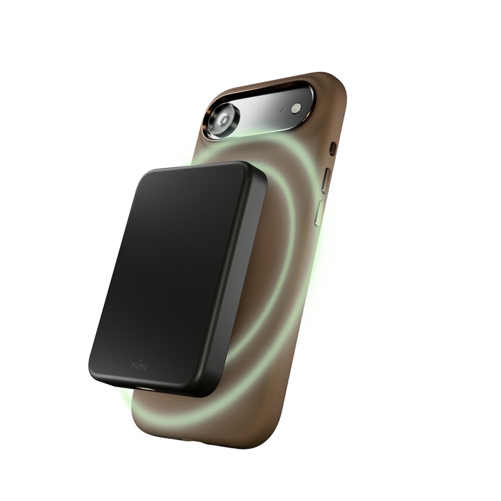 Puro Icon Mag Pro ovitek za iPhone 17 Air, rjav 3