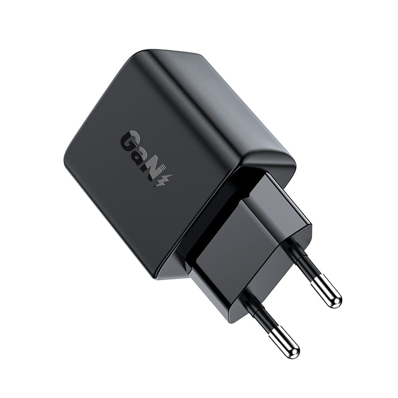 Acefast GaN stenski polnilnik USB-C 30W, PD, QC 3.0, FCP, črn (A21) 3