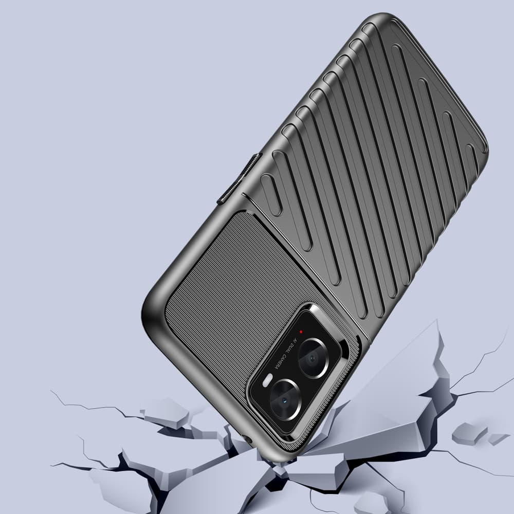Thunder Case ovitek za Oppo A76 / A36 / Realme 9i - črn 4