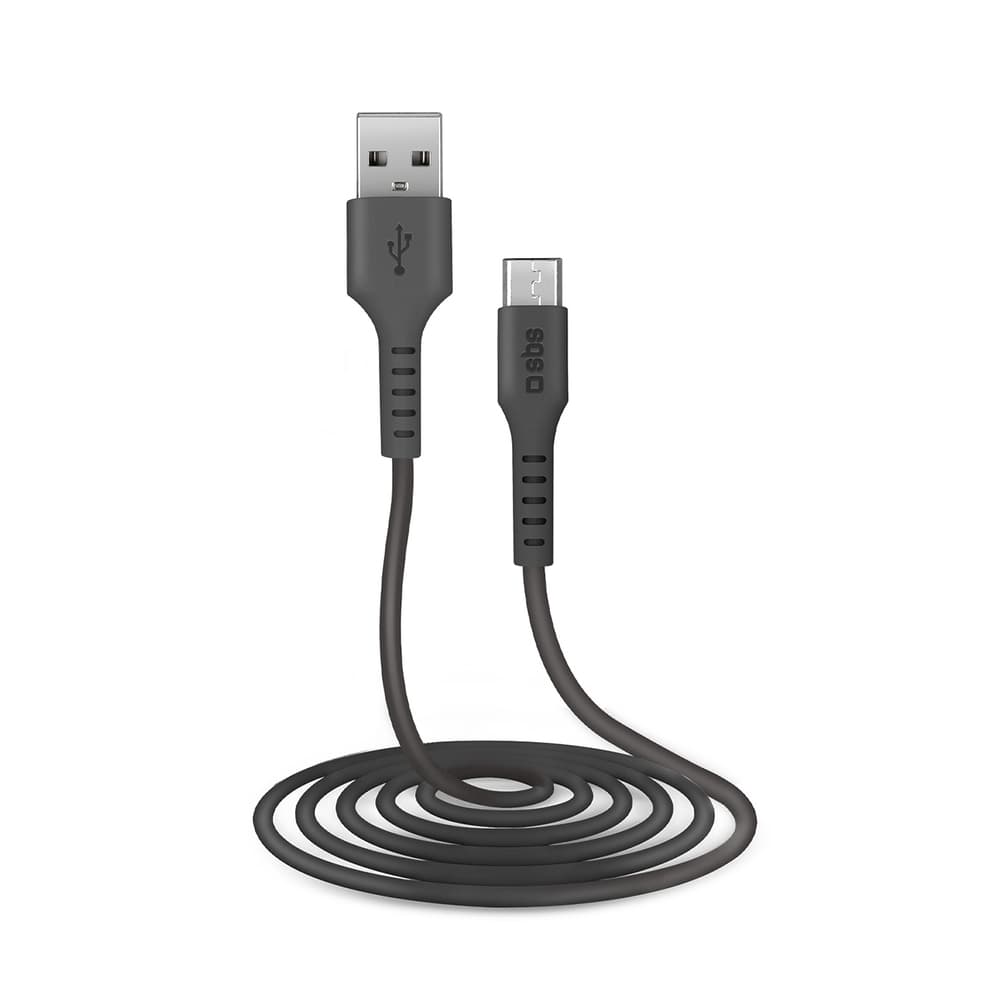 SBS TECABLEMICRO2K USB-A na Micro-USB kabel, 2m, črn 2