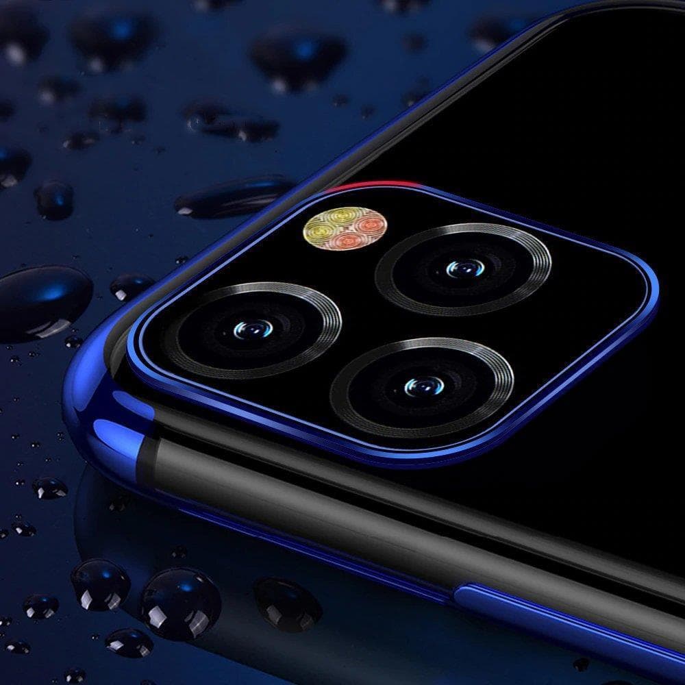 Clear Color ovitek za Xiaomi Redmi Note 11S / Note 11 - rdeč 3
