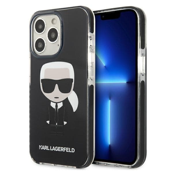 Karl Lagerfeld etui Ikonik Karl za iPhone 13 Pro / 13 - črn
